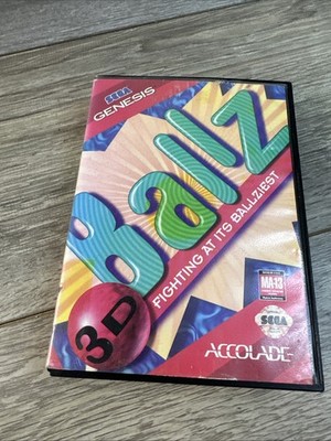 Ballz 3D Sega Genesis Complete With Manual CIB
