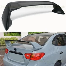 For 2007 2008 2009 2010 Hyundai Elantra MATTE BLACK 3pc JDM Style Trunk Spoiler