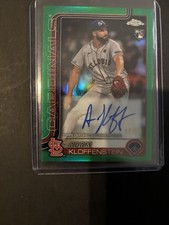 2025 Topps Chrome Adam Kloffenstein Green Refractor RC Auto /99 #RA-AK Cardinals