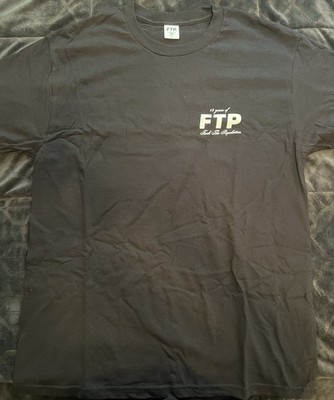 FTP 15 Years Anniversary Limited Edition Black T-Shirt Size LARGE
