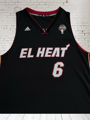 MIAMI HEAT LeBron James ユニフォーム Lebron James Adidas Miami El Heat Noche Latina Latin Nights Jersey
