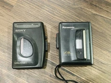 Sony Walkman/Panasonic FM/AM & Panasonic VAS Portable Cassette Players