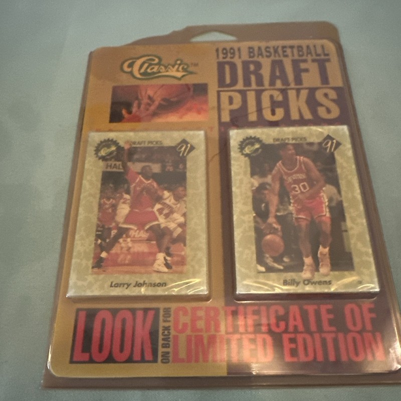 1991 Classic Basketball Draft Picks Complete 50-Card Set LIMITED EDITION Sealed