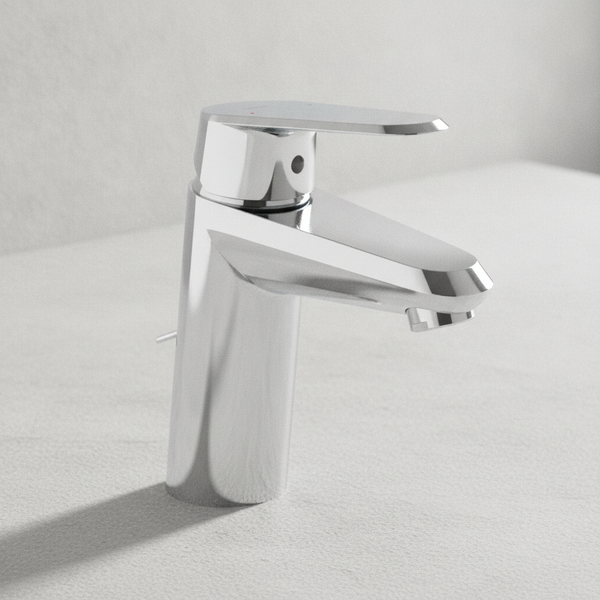 Grohe Eh-Wt-Batterie Eurodisc C 33178_2 Ecojoy Mit Versenkbarer Kette Chrom-image