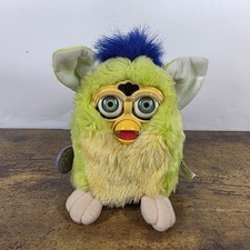 VTG 1998 GEN 5 Kiwi Green Yellow Blue Furby Tiger Electronics Working