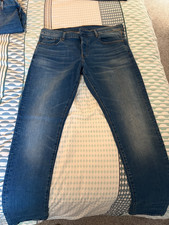 G Star Raw 3301 Men’s Straight Leg Jeans Blue Size W35 L34