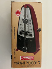 Wittner Taktell Piccolo Metronome No. 836 - Black - Boxed - Made in Germany