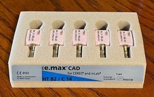 IPS e.max Cad HT B2 C14, 5 blocks for CEREC and inLab