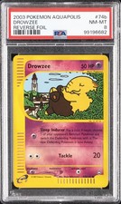 2003 POKEMON AQUAPOLIS #74B DROWZEE-REVERSE FOIL PSA 8 on eBay