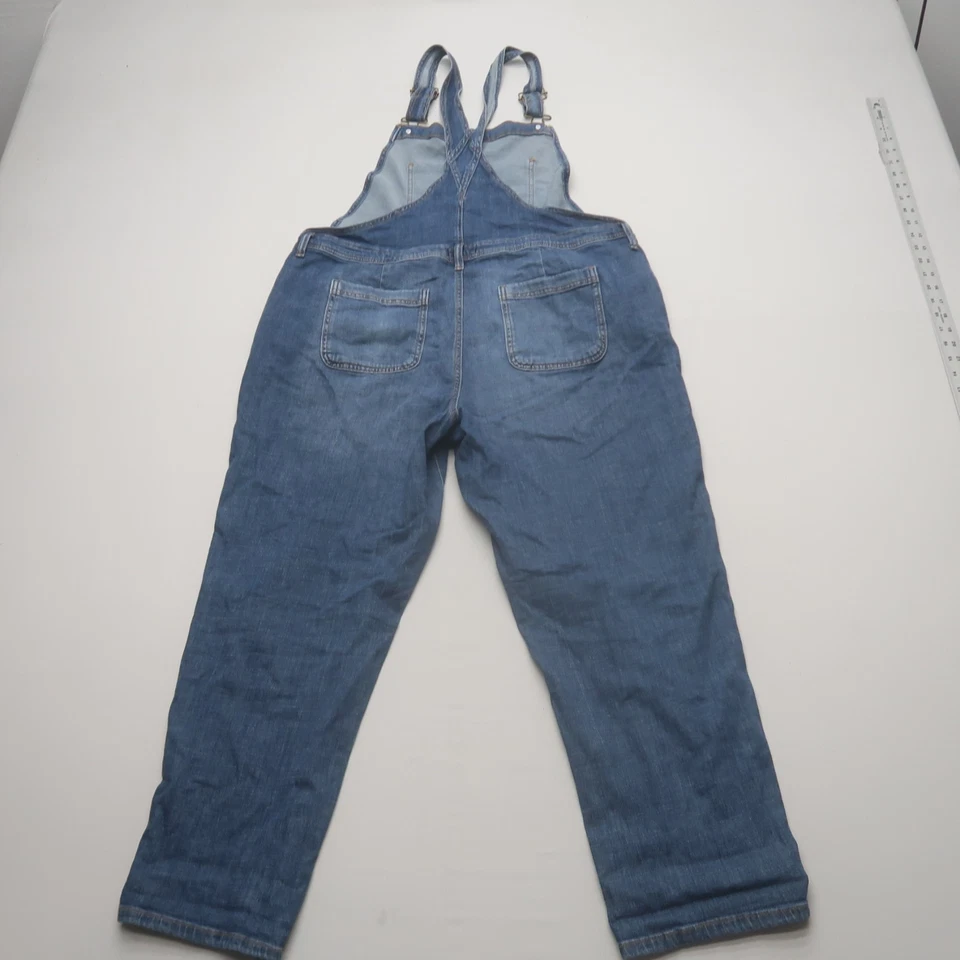 Mono vaquero Sonoma para mujer talla XL elástico lavado oscuro entrepierna 27" Foto 2 de 4