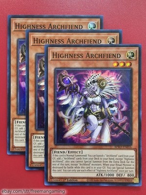 yugioh duel links archfiend deck Yugioh Archfiend Deck Core Set 24 card BPRO-EN031 014 Emperor Royal  Highness