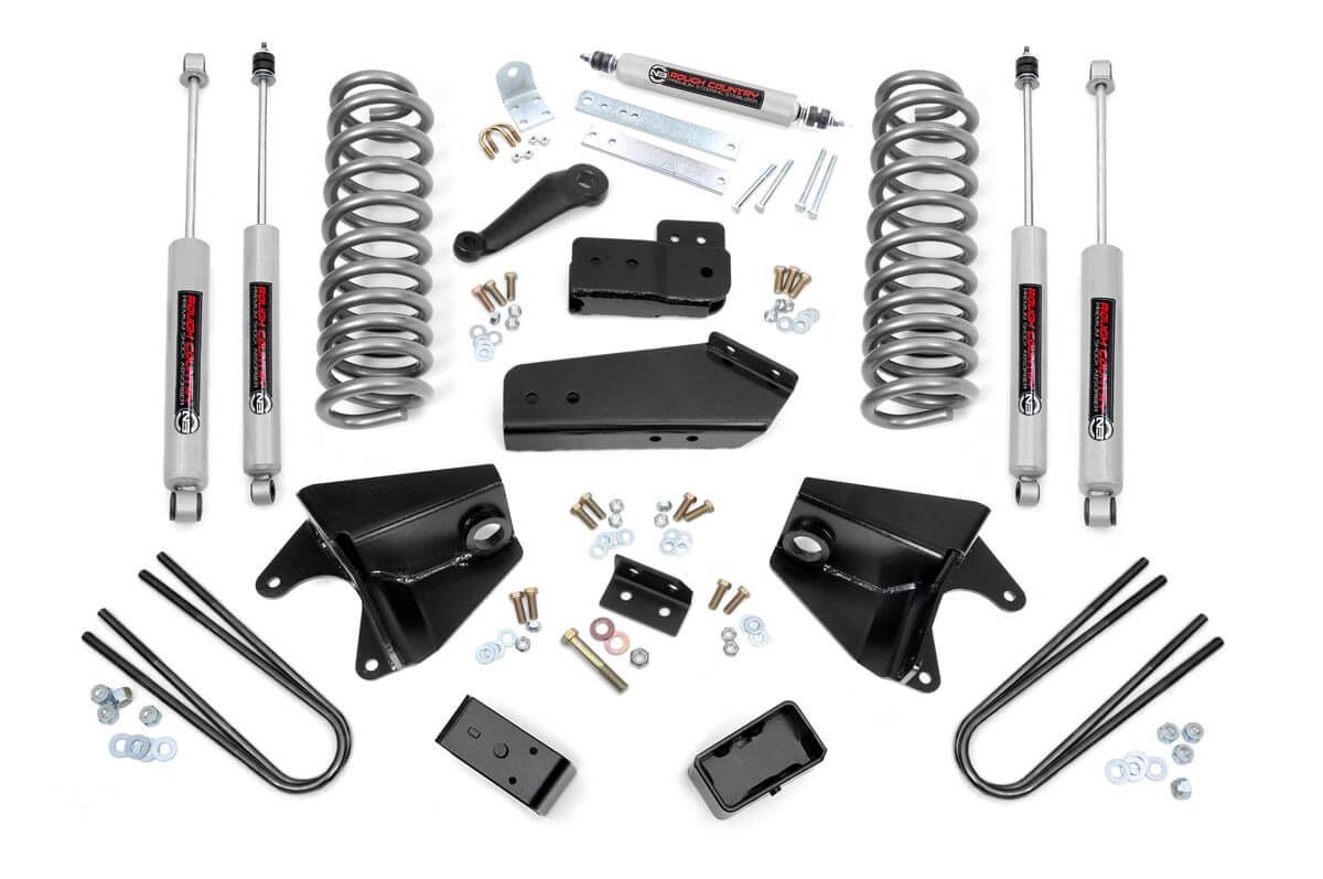 Rough Country 4" Suspension Lift Kit for 1980-1996 Ford Bronco 4WD - 465B.20