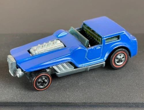 Vintage Hot Wheels Redline 1973 Dark Blue Enamel Hiway Robber - High Quality!