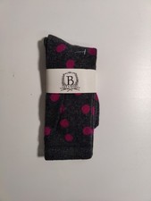 b studio -women's socks - multi color- Cashmere Blend - Made in USA **J3**
