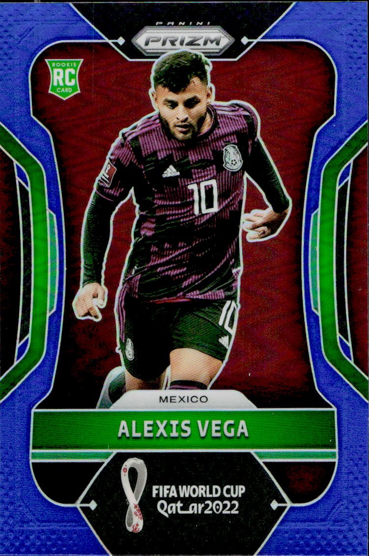 Alexis Vega 2022 Panini Prizm FIFA World Cup Qatar Base Prizms Blue /299 #142