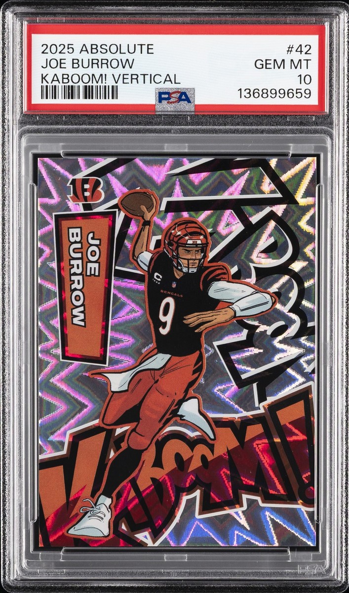 2025 Panini Absolute - Kaboom! Vertical Joe Burrow #42 for sale