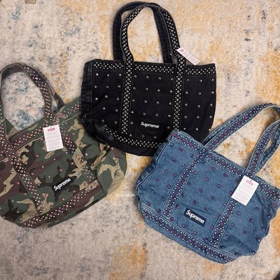 Supreme Denim Tote Bags for Men for sale | eBay