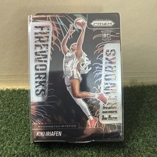 2025 Panini Prizm WNBA Kiki Iriafen #13 Fireworks Insert - Washington Mystics RC
