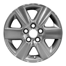 16x6.5 6 Spoke Used Aluminum Wheel Machined And Painted Silver 560-69444 16x6.5 6 Spoke Used Aluminum Wheel Machined And Painted Silver 560-69444