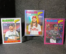 Topps Heritage MLB Trading Card Lot Cal Raleigh Matt Strahm Otto Lopez