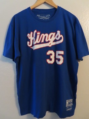 Mitchell&Ness Blue Sacramento Kings 35th Anniv. Hardwood Classic Mens Sz XL A37