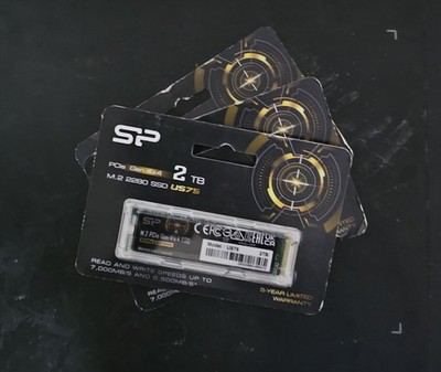 Silicon Power 2TB US75 Nvme PCIe Gen4 M.2 2280 SSD Playstation 5