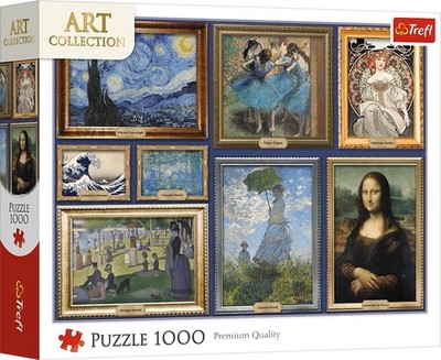 NEW Trefl Jigsaw Puzzle 1000 Pieces Premium Art A collection of art masterpieces