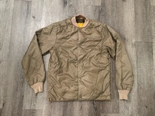 Vintage Eddie Bauer Goose Down Jacket Mens Medium Bomber Diamond Quilted 90s