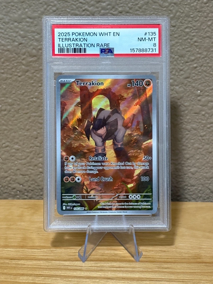 Terrakion Pokémon TCG Professional Sports Authenticator (PSA