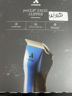 Andis ProClip Excel 5 Speed Detachable Blade Clipper Dog Pet Blue 5156/OB