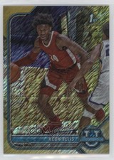 2021-22 Bowman U Gold Shimmer Refractor 46/50 Keon Ellis #75 19fe