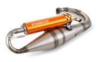 Auspuff Stage6 Pro Replica MK2 Orange Minarelli Stehend