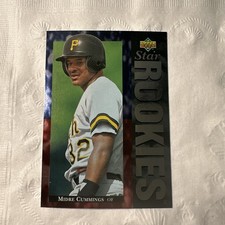 1994 Upper Deck Star Rookie #7 Midre Cummings RC Pittsburgh Pirates Card 106. rookie card picture
