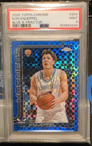2025 Topps Chrome Kon Knueppel Black Raywave 254