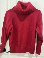 Susan Bristol Red 100% Merino Italian Wool Sweater Size 3X