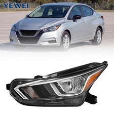 For 2020 2021 2022 2023 2024 Nissan Versa S Sv Headlight Front Left Driver Lamp
