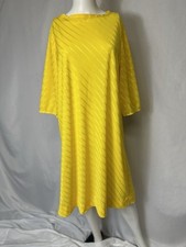 VINTAGE UNBRANDED YELLOW DRESS NO TAGS Pit To Pit 21 In Total Length 39