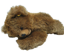18" STEIFF 0341/40 SUPER MOLLY LAYING TEDDY BEAR CUB STUFFED ANIMAL PLUSH TOY