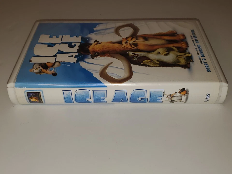 Vintage 2002 ICE AGE VHS Movie Includes Bonus Short "Scrats Mising Adventure" PG - Image 3 of 4