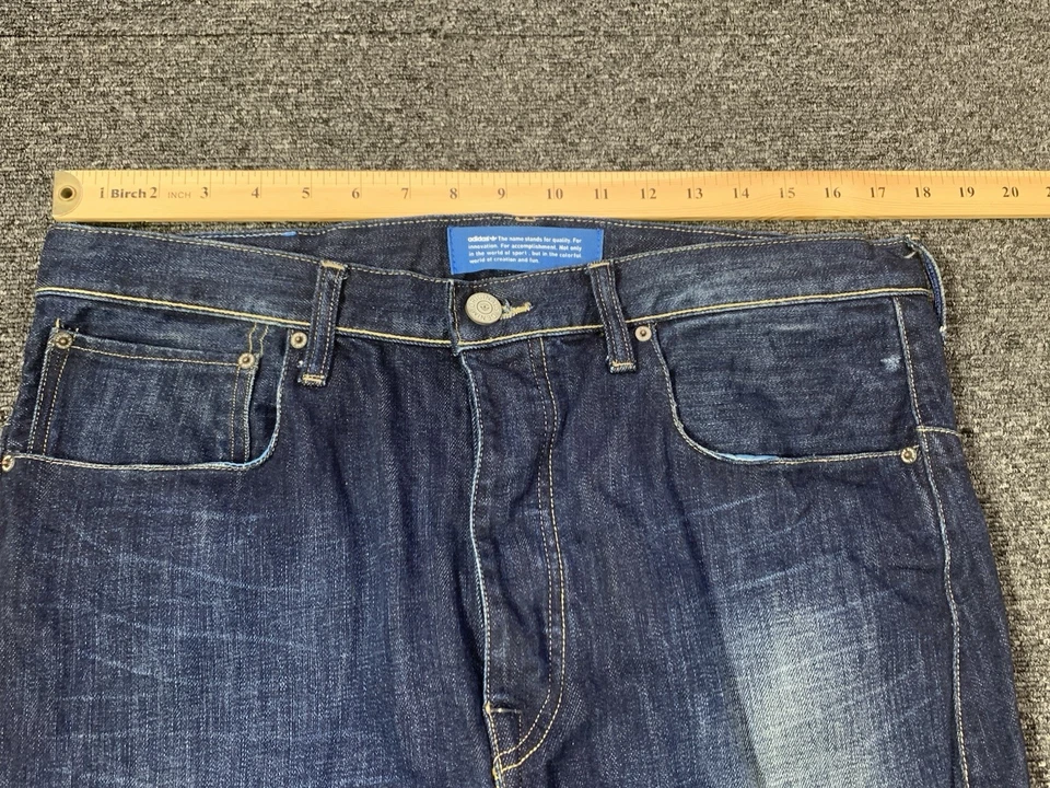 Мужские джинсы Adidas 36 x 29 синие оригинальные джинсы - Изображение 4 из 4
