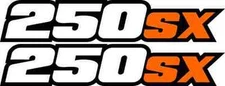 250SX Swingarm Airbox Number Plate Decals Stickers 250 SX KTM 2 4 stroke