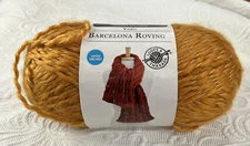 Loops & Threads Barcelona Roving Yarn Mustard Large Skein 223 Yards