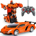 Remote Control Car - ORANGE -Transformer Car- Robot RC Car for kids