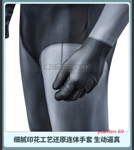 2024 Batman:Caped Crusader Costume Men Cosplay Jumpsuits Bodysuit EVA Mask Set - Picture 13 of 19