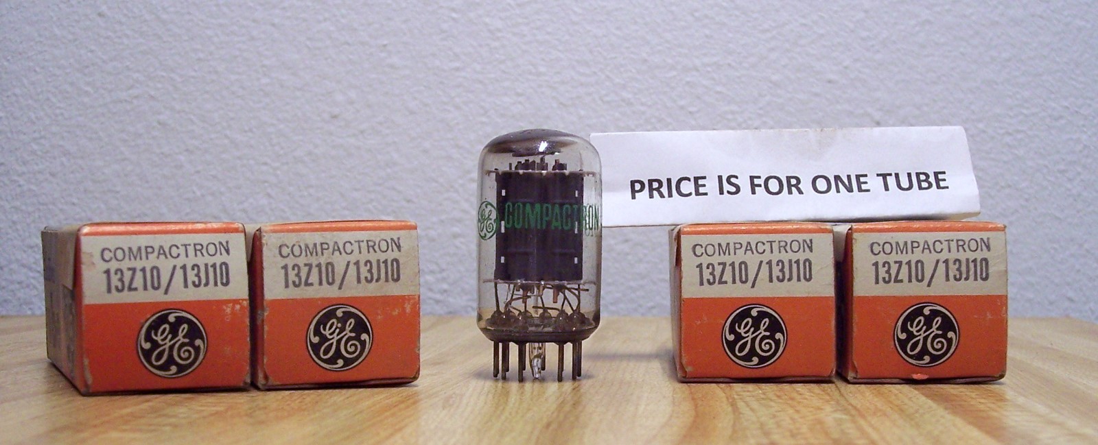 13Z10/13J10 GE GENERAL ELECTRIC Compactron Tube NOS 12/72 Tested QTY ...