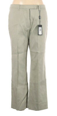 NWT Giorgio Armani Khaki 100% Cotton Trousers Size 46 (US 10-12) Made in Italy