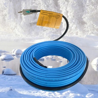 24ft Heat Tape for Freeze Protection: Energy-Efficient Design