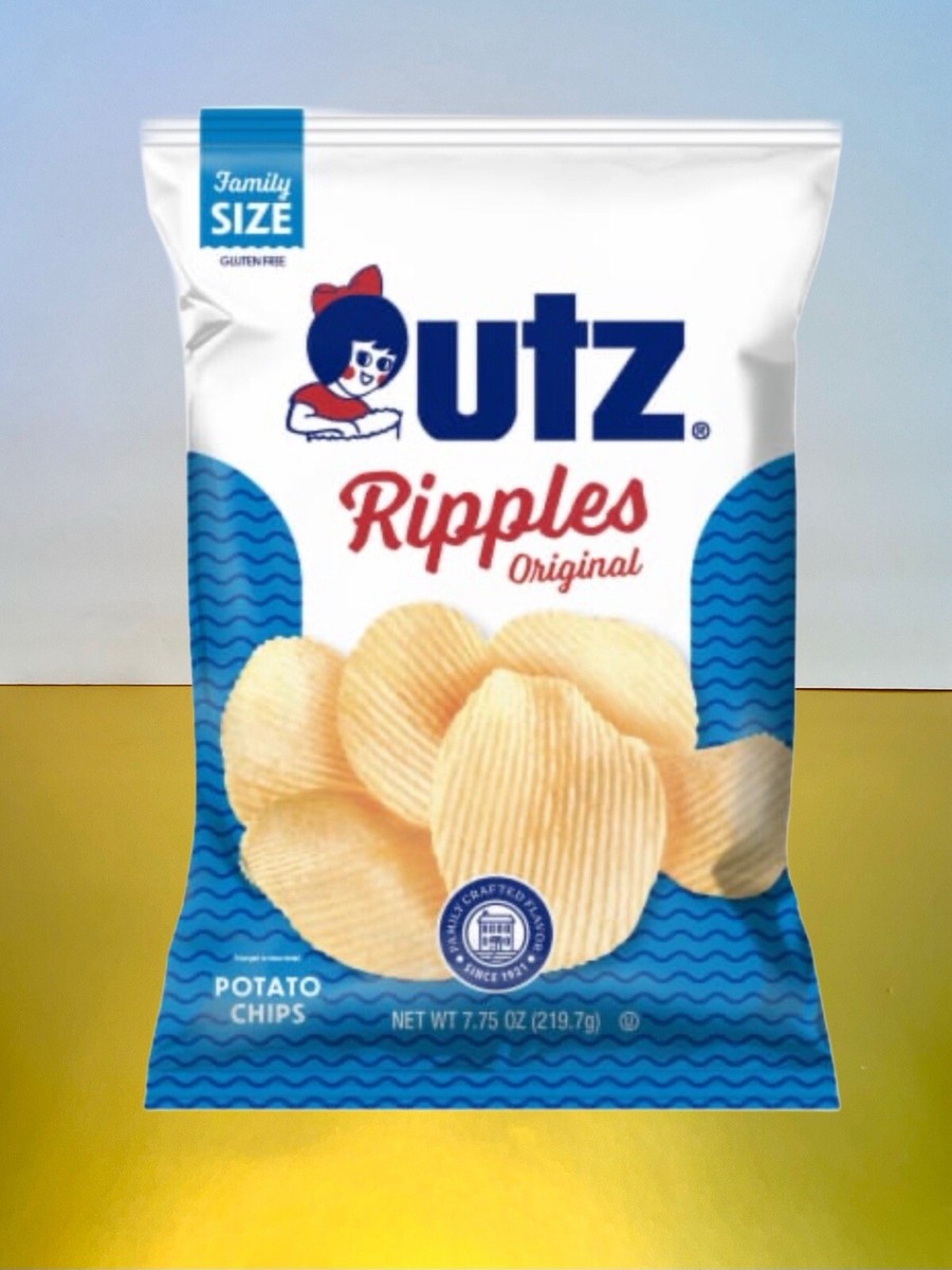 utz ripples barbeque potato chips