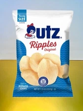 〽️ New Exclusive UTZ Ripples Original Potato Chips 7.75 oz