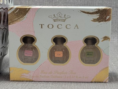 TOCCA EAU DE PARFUM TRIO EAU DE PARFUM DABBERS 3 X 0.17 oz. NEW IN BOX
